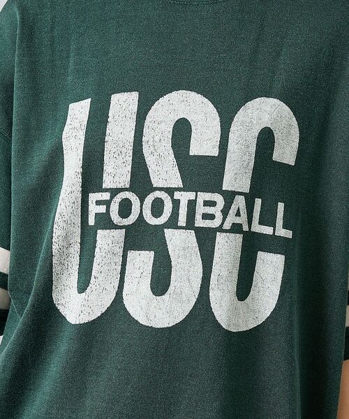 ABAHOUSE / アバハウス Tシャツ | 【REMI RELIEF / レミ レリーフ】  R/C天竺 フットボールTシャ | 詳細5