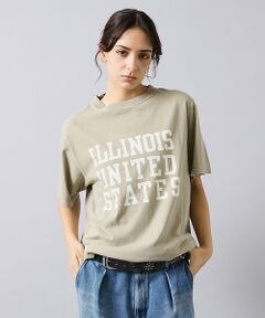 ABAHOUSE / アバハウス Tシャツ | 【REMI RELIEF / レミ レリーフ】  ILLINOIS / ３段プリ
