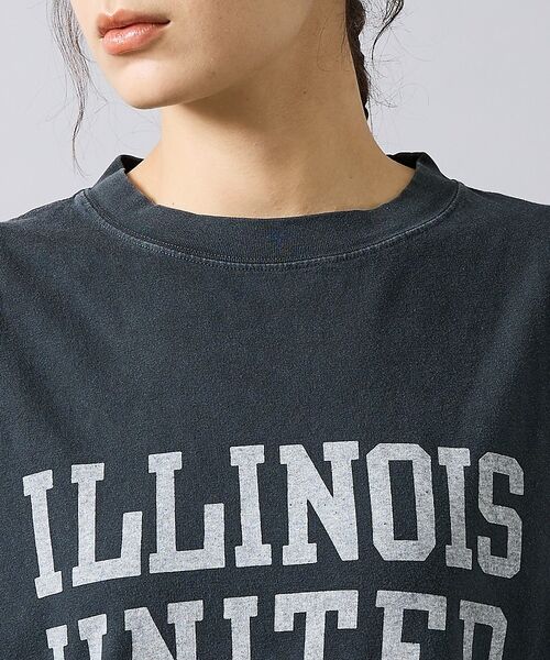 ABAHOUSE / アバハウス Tシャツ | 【REMI RELIEF / レミ レリーフ】  ILLINOIS / ３段プリ | 詳細10