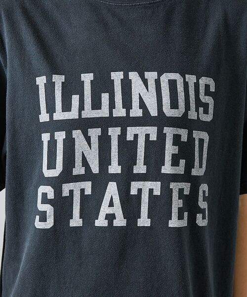 ABAHOUSE / アバハウス Tシャツ | 【REMI RELIEF / レミ レリーフ】  ILLINOIS / ３段プリ | 詳細12