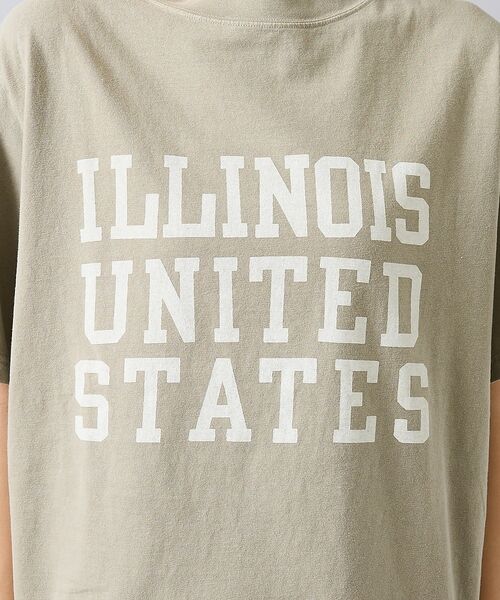 ABAHOUSE / アバハウス Tシャツ | 【REMI RELIEF / レミ レリーフ】 ILLINOIS / 3段プリ | 詳細8