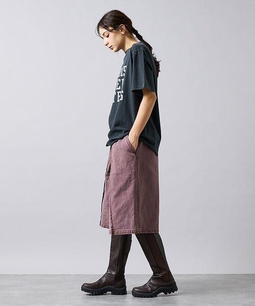 ABAHOUSE / アバハウス Tシャツ | 【REMI RELIEF / レミ レリーフ】 ILLINOIS / 3段プリ | 詳細10