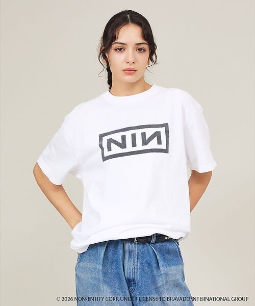 ABAHOUSE / アバハウス Tシャツ | 【GOOD ROCK SPEED / グッドロックスピード】Nine Inch（ホワイト）