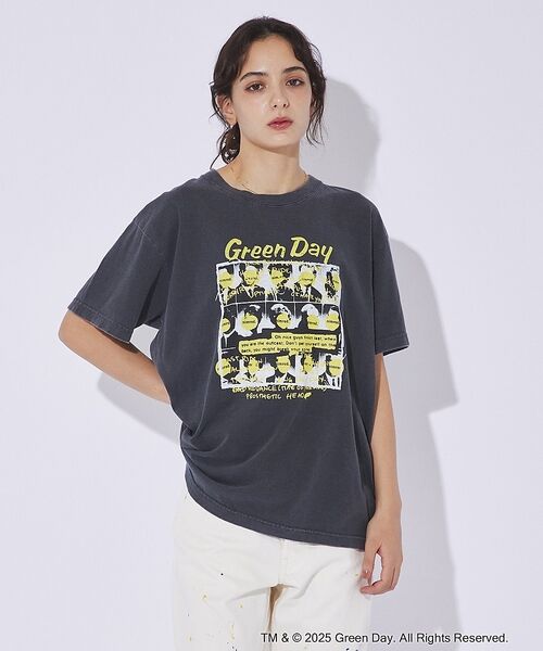 ABAHOUSE / アバハウス Tシャツ | 【GOOD ROCK SPEED/グッドロックスピード】GREEN DAY /グ（ブラック系その他2）