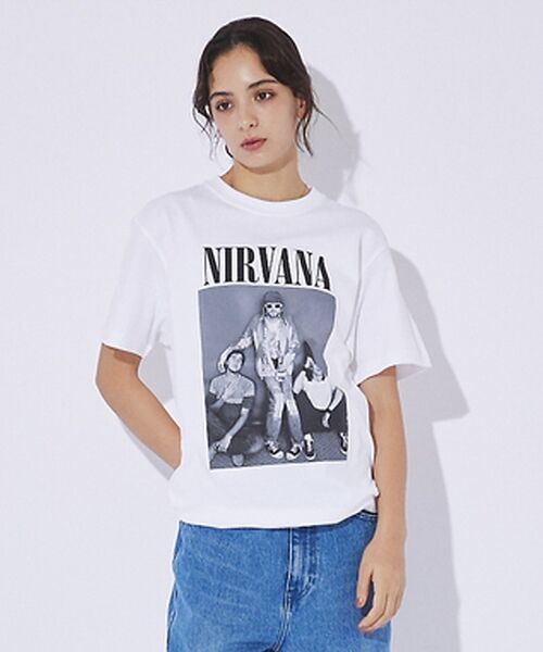 ABAHOUSE / アバハウス Tシャツ | 【GOOD ROCK SPEED/グッドロックスピード】NIRVANA TEE（ホワイト）