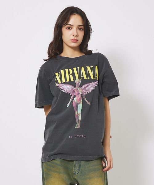 ABAHOUSE / アバハウス Tシャツ | 【GOOD ROCK SPEED/グッドロックスピード】NIRVANA TEE（ブラック系その他1）