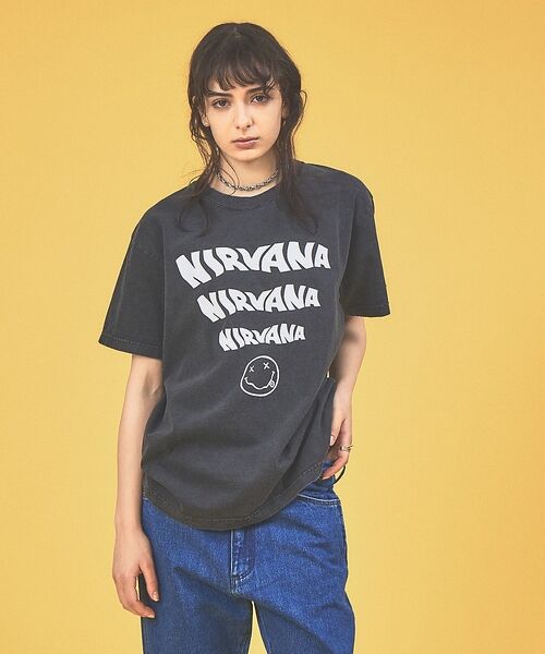 ABAHOUSE / アバハウス Tシャツ | 【Good Rock Speed / グッドロックスピード】NIRVANA ニル（ブラック系その他2）