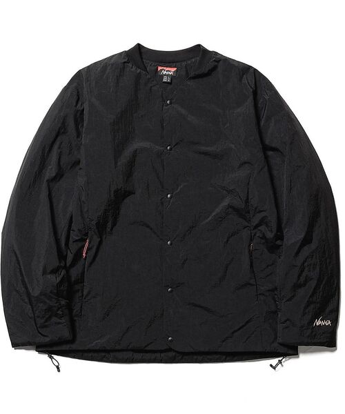 ABAHOUSE / アバハウス ダウンジャケット・ベスト | 【NANGA/ナンガ】ノーカラー ソフトダウンカーディガン /NO COLLAR（ブラック）