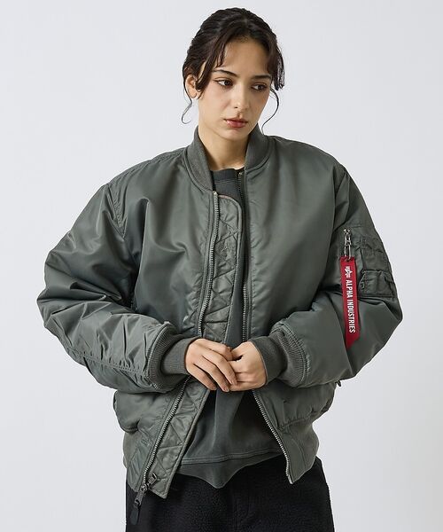 ABAHOUSE / アバハウス ブルゾン | 【Alpha Industries（アルファ インダストリーズ）】MA-1 FL | 詳細14