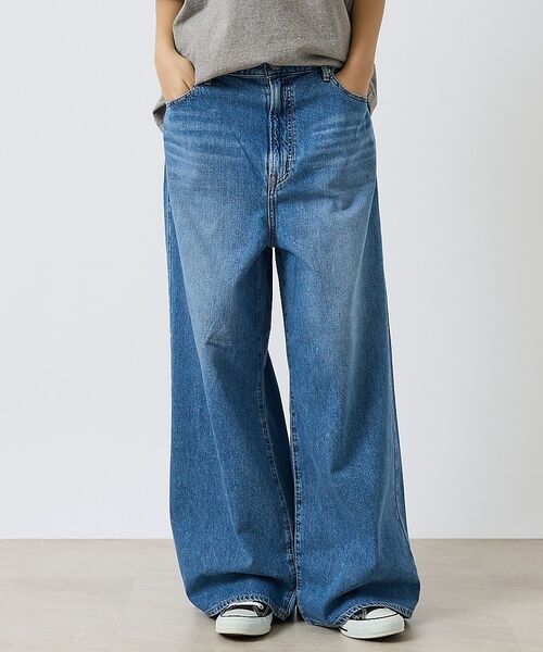 ABAHOUSE / アバハウス デニムパンツ | 【NEEDBY heritage/ニードバイヘリテージ】HUNK（ハンク）ミッド（インディゴ）