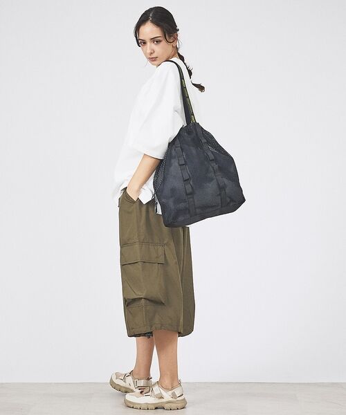 ABAHOUSE / アバハウス トートバッグ | 【WEEKEND(ER)/ウィークエンダー】WKD MESH TOTE/ウィーク | 詳細8