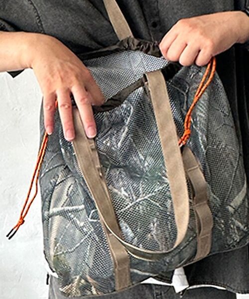 ABAHOUSE / アバハウス トートバッグ | 【WEEKEND(ER)/ウィークエンダー】WKD　MESH　TOTE/ウィーク | 詳細1