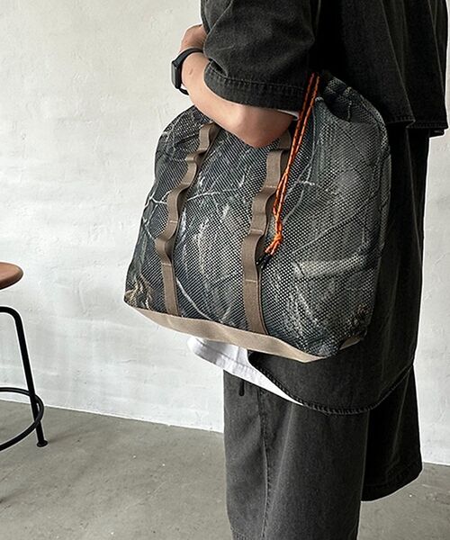 ABAHOUSE / アバハウス トートバッグ | 【WEEKEND(ER)/ウィークエンダー】WKD　MESH　TOTE/ウィーク | 詳細4