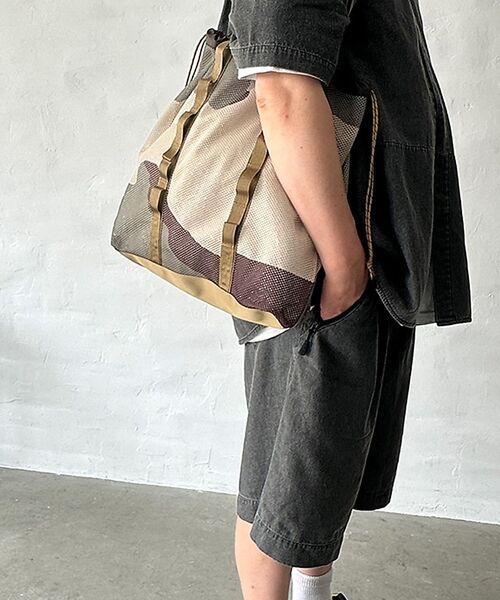 ABAHOUSE / アバハウス トートバッグ | 【WEEKEND(ER)/ウィークエンダー】WKD　MESH　TOTE/ウィーク | 詳細6