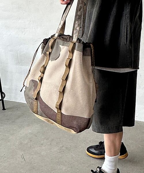 ABAHOUSE / アバハウス トートバッグ | 【WEEKEND(ER)/ウィークエンダー】WKD　MESH　TOTE/ウィーク | 詳細9