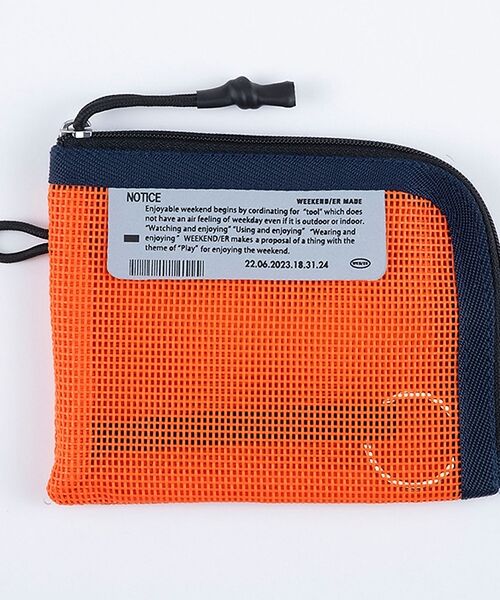 ABAHOUSE / アバハウス ポーチ | 【WEEKEND(ER)/ウィークエンダー】ＰＶＣ MESH MULTICASE | 詳細8