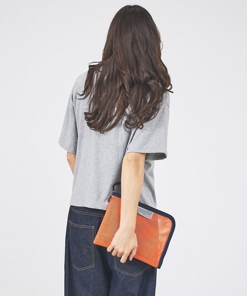 ABAHOUSE / アバハウス ポーチ | 【WEEKEND(ER)/ウィークエンダー】PVC　MESH FLATCASE/ | 詳細12