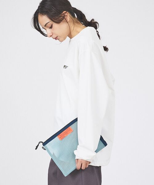 ABAHOUSE / アバハウス ポーチ | 【WEEKEND(ER)/ウィークエンダー】PVC　MESH FLATCASE/ | 詳細15