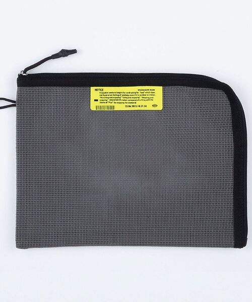 ABAHOUSE / アバハウス ポーチ | 【WEEKEND(ER)/ウィークエンダー】PVC　MESH FLATCASE/ | 詳細5