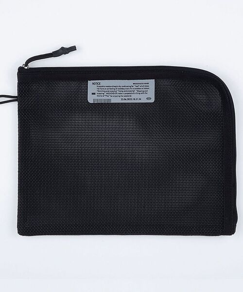 ABAHOUSE / アバハウス ポーチ | 【WEEKEND(ER)/ウィークエンダー】PVC　MESH FLATCASE/ | 詳細6