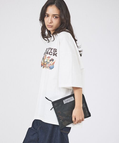 ABAHOUSE / アバハウス ポーチ | 【WEEKEND(ER)/ウィークエンダー】PVC　MESH FLATCASE/ | 詳細22