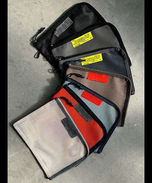 ABAHOUSE / アバハウス ポーチ | 【WEEKEND(ER)/ウィークエンダー】PVC　MESH FLATCASE/ | 詳細24
