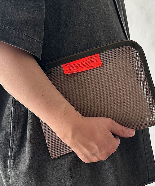ABAHOUSE / アバハウス ポーチ | 【WEEKEND(ER)/ウィークエンダー】PVC　MESH FLATCASE/ | 詳細7
