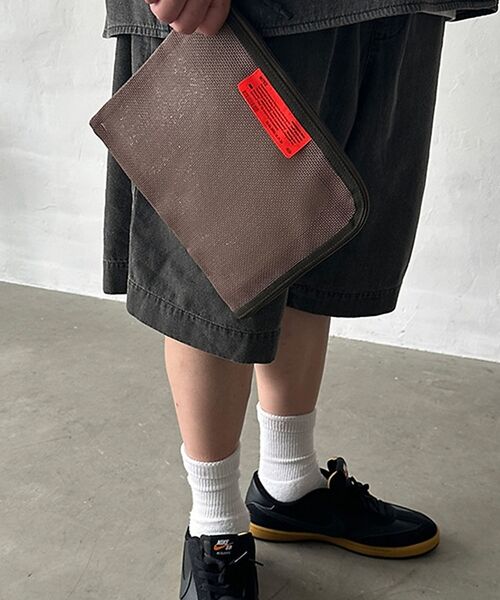 ABAHOUSE / アバハウス ポーチ | 【WEEKEND(ER)/ウィークエンダー】PVC　MESH FLATCASE/ | 詳細8