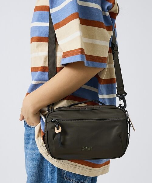 ABAHOUSE / アバハウス ショルダーバッグ | 【DsBk / ディーエスビーケー】 RECTANGLE SL SMALL ／シ（カーキ）