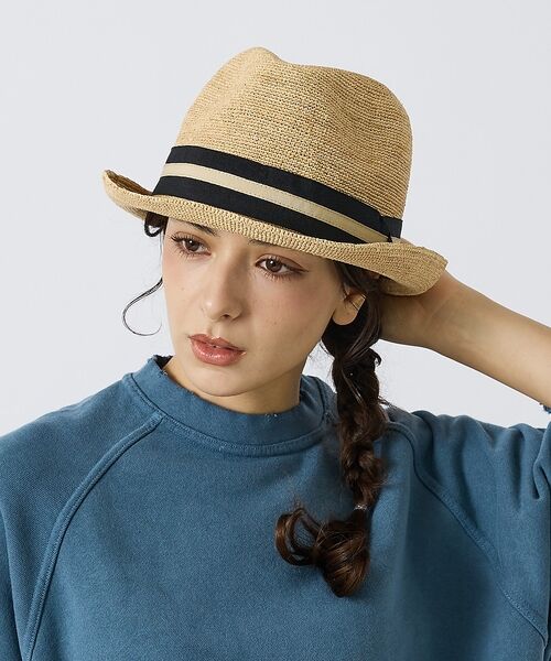 ABAHOUSE / アバハウス ハット | 【RUBEN/ルーベン】テープデザインRAFIAHATシリーズ/テープデザインラ | 詳細10