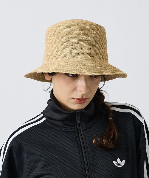 ABAHOUSE / アバハウス ハット | 【RUBEN/ルーベン】ナチュラルカラーRAFFIAHATシリーズ/ナチュラルカ | 詳細12