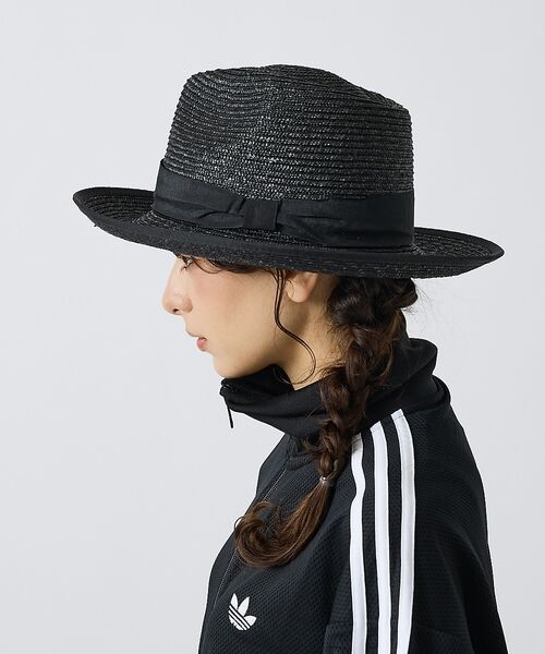 ABAHOUSE / アバハウス ハット | 【RUBEN/ルーベン】STRAW LONGBRIM CODEHAT/ストローロ | 詳細1