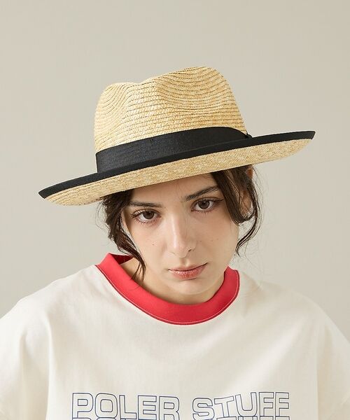 ABAHOUSE / アバハウス ハット | 【RUBEN/ルーベン】STRAW LONGBRIM CODEHAT/ストローロ | 詳細17