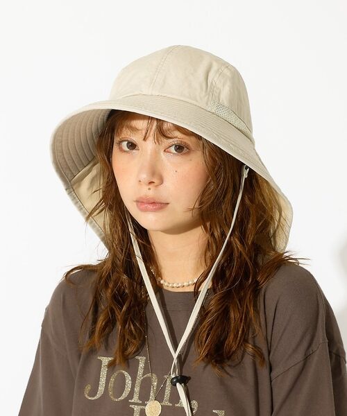 ABAHOUSE / アバハウス ハット | 【RUBEN/ルーベン】SHADE SAFARI HAT/シェードサファリハット（アイボリー）