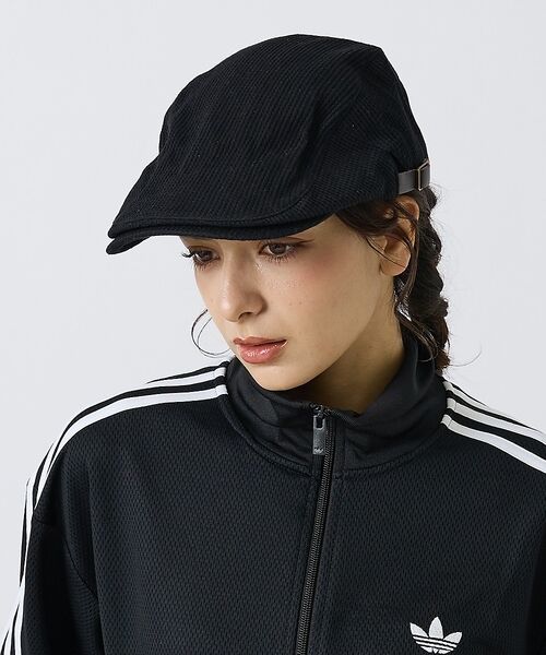 ABAHOUSE / アバハウス ハット | 【RUBEN/ルーベン】WAFFLE HUNTING/ワッフルハンチング/ユニセ（ブラック）