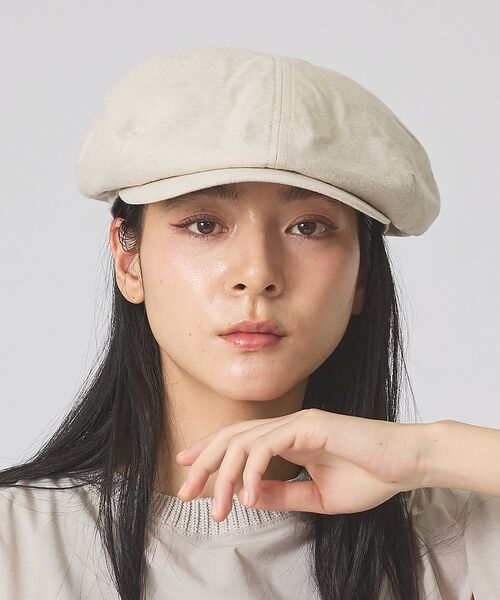 ABAHOUSE / アバハウス ハット | 【RUBEN/ルーベン】COTTON LINEN BIG CASKET/コットン（アイボリー）