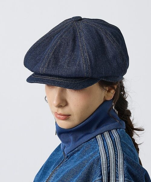 ABAHOUSE / アバハウス ハット | 【RUBEN/ルーベン】DENIM CASKET/デニムキャスケット/ユニセック（ネイビー）