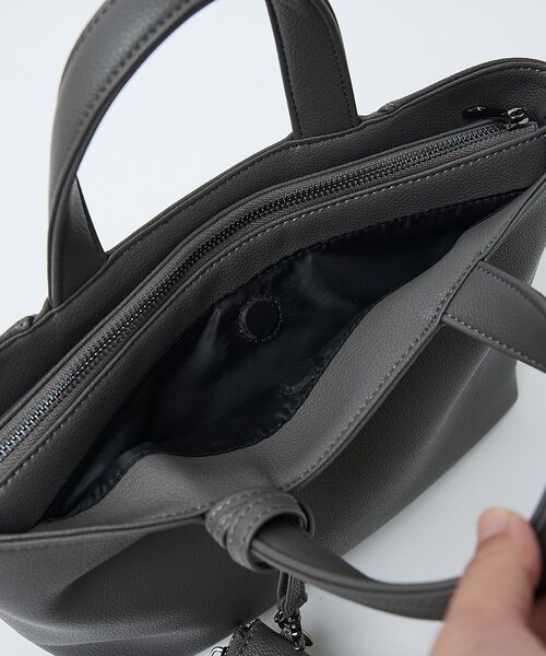 ABAHOUSE / アバハウス トートバッグ | 【ABAHOUSE　les essentiels】定番ミニトートバッグ / スプ | 詳細8