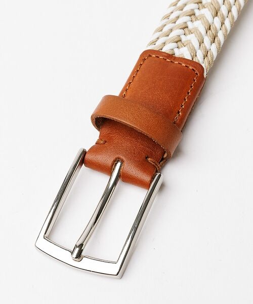 ABAHOUSE / アバハウス ベルト・サスペンダー | 【ABAHOUSE　les essentiels】　　カラーミックスゴムメッシュ | 詳細1