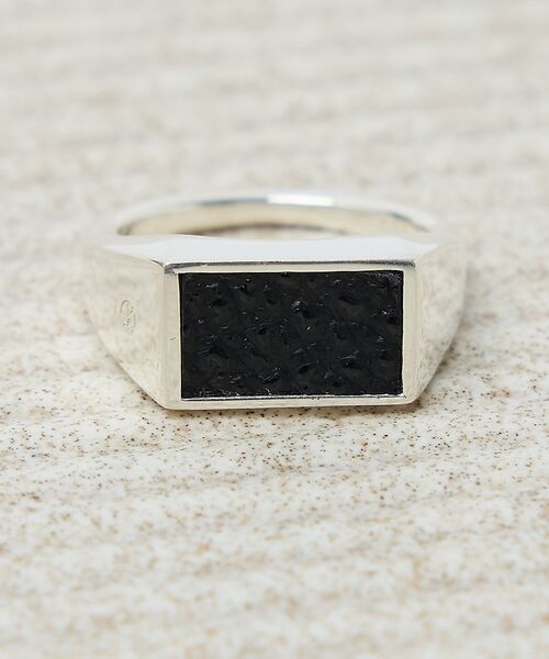 ABAHOUSE / アバハウス リング | 【UNISEX】レクタングルフラットRing【予約】 | 詳細1