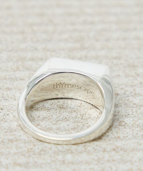 ABAHOUSE / アバハウス リング | 【UNISEX】レクタングルフラットRing【予約】 | 詳細3