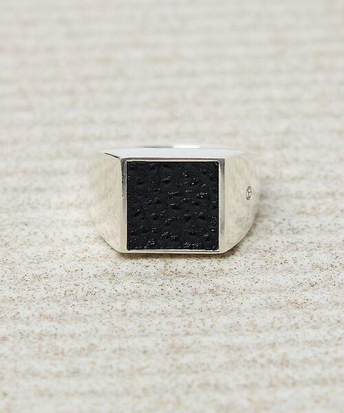 ABAHOUSE / アバハウス リング | 【UNISEX】スクエアフラットRing【予約】 | 詳細1