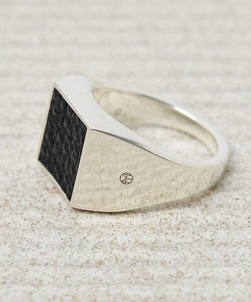 ABAHOUSE / アバハウス リング | 【UNISEX】スクエアフラットRing【予約】（シルバー）