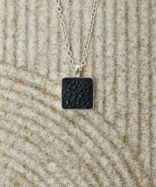 ABAHOUSE / アバハウス ネックレス・ペンダント・チョーカー | 【UNISEX】スクエアフラットNecklace【予約】（シルバー）
