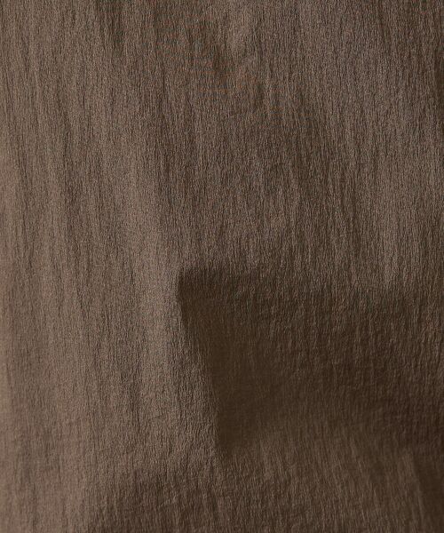 ABAHOUSE / アバハウス ステンカラーコート | クリスピーナイロン バルカラーコート / オーバーサイズ / 軽量 ストレッチ | 詳細10