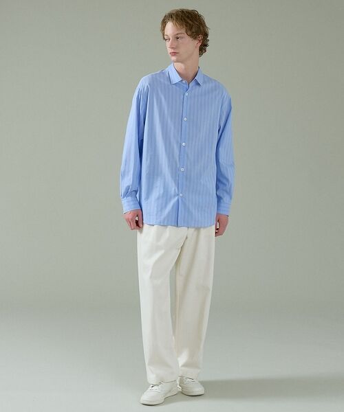 ABAHOUSE / アバハウス シャツ・ブラウス | エアリーストライプ オーバーサイズ レギュラーカラーシャツ【予約】 | 詳細17