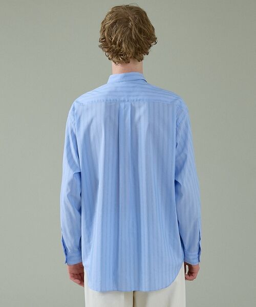 ABAHOUSE / アバハウス シャツ・ブラウス | エアリーストライプ オーバーサイズ レギュラーカラーシャツ【予約】 | 詳細11