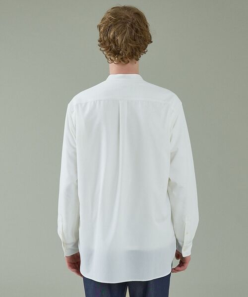 ABAHOUSE / アバハウス シャツ・ブラウス | Vネック スキッパーシャツ / バンドカラー【予約】 | 詳細3