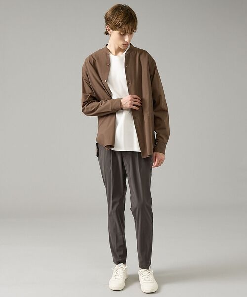 ABAHOUSE / アバハウス シャツ・ブラウス | Vネック スキッパーシャツ / バンドカラー | 詳細18