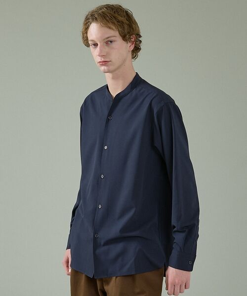 ABAHOUSE / アバハウス シャツ・ブラウス | Vネック スキッパーシャツ / バンドカラー | 詳細23